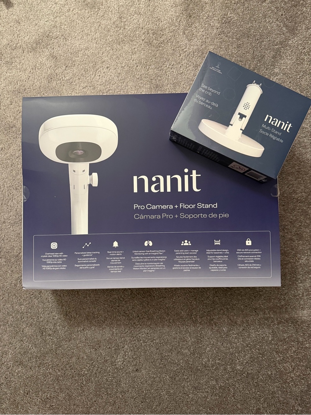 Nanit Pro Camera + Floor Stand and Multi-Stand